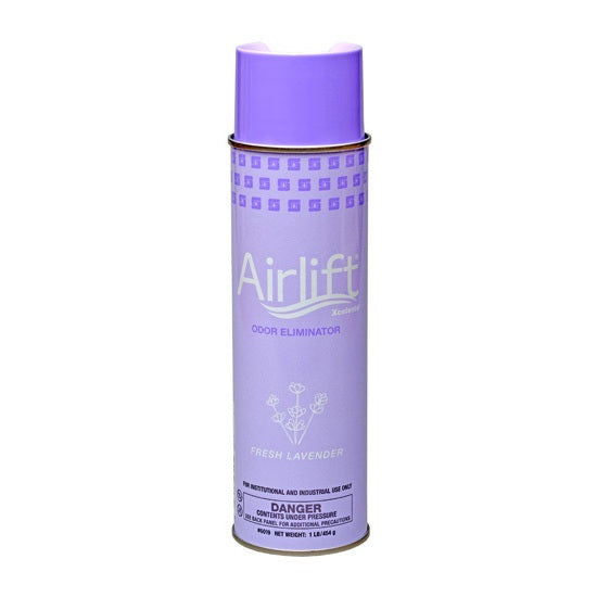 Spartan Air Freshener - Aerosol Cans - Spartan Airlift Xcelente - Fresh Lavender Scent - 16 Oz - 12/Ct