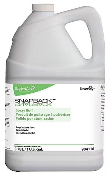Diversey FINISH, SPRAY BUFF, DIVERSEY SNAPBACK, 1 GALLON, 4/CT