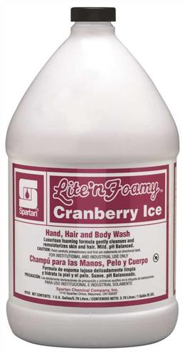 Spartan Hand Soap - Spartan - Lite'N Foamy - Cranberry Ice - 1 Gal.