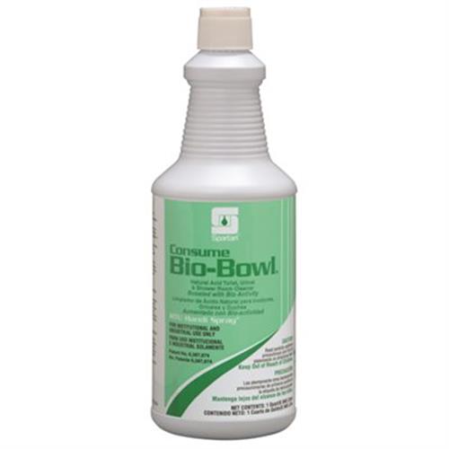 Spartan Cleaner - Restroom - Spartan - Consume Bio-Bowl - Aqua Fresh - 1 Qt.
