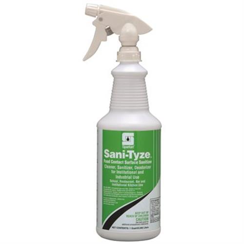 Spartan Cleaner - Food Contact Sanitizer - Spartan - 1 Qt - 12/Ct
