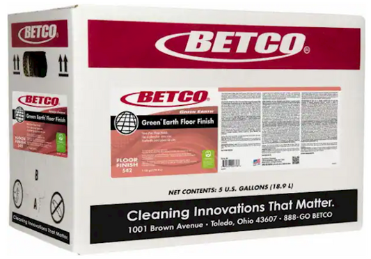 Eco Friendly Floor Finish 5 Gallon - Betco Green Earth Non-Zinc High Gloss Sealer