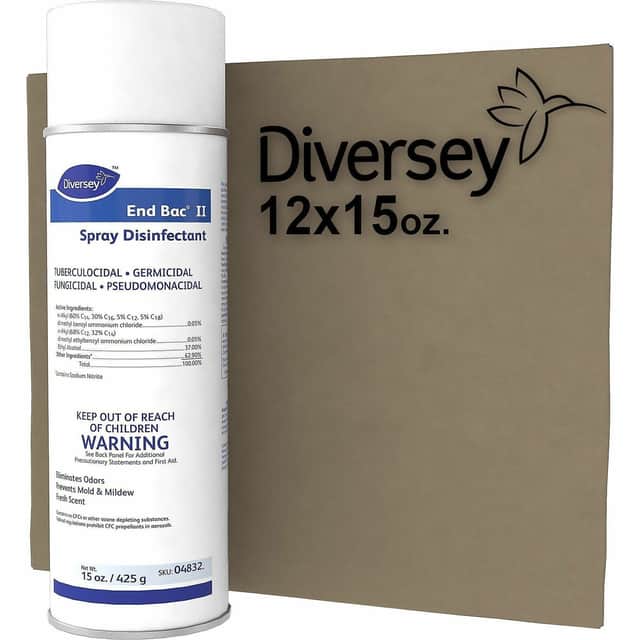 Diversey End Bac II Disinfectant Spray, 15 oz — product photo