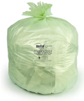 BioTuf Light Green Compostable Trash Bags – 30-33 Gallon Case of 200