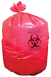 Heritage Healthcare Printed Red Liners – 12-16 Gallon, 1.3 Mil, Case of 500