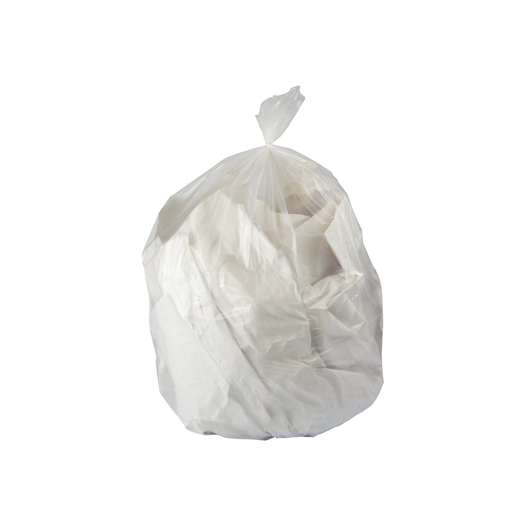 Heritage Clear Can Liners, 16 gal, 0.7 mil – 500 Bags/Case; product shown, see listing for total case quantity