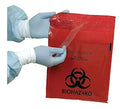 Unimed Stick-On Red Infectious Waste Bags – 2.6 Qt Case of 100