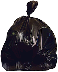 Heritage Black Trash Can Liners – 20-30 Gallon, 1.25 Mil, Case of 200