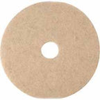 Coastwide Professional 20-inch tan burnishing pad; supplier product photo showing one pad; carton quantity stated separately