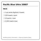 Pacific Blue Ultra 20887 pack quantity information