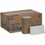 Pacific Blue Basic 20904 white S-fold paper towels, 4000 towels per case