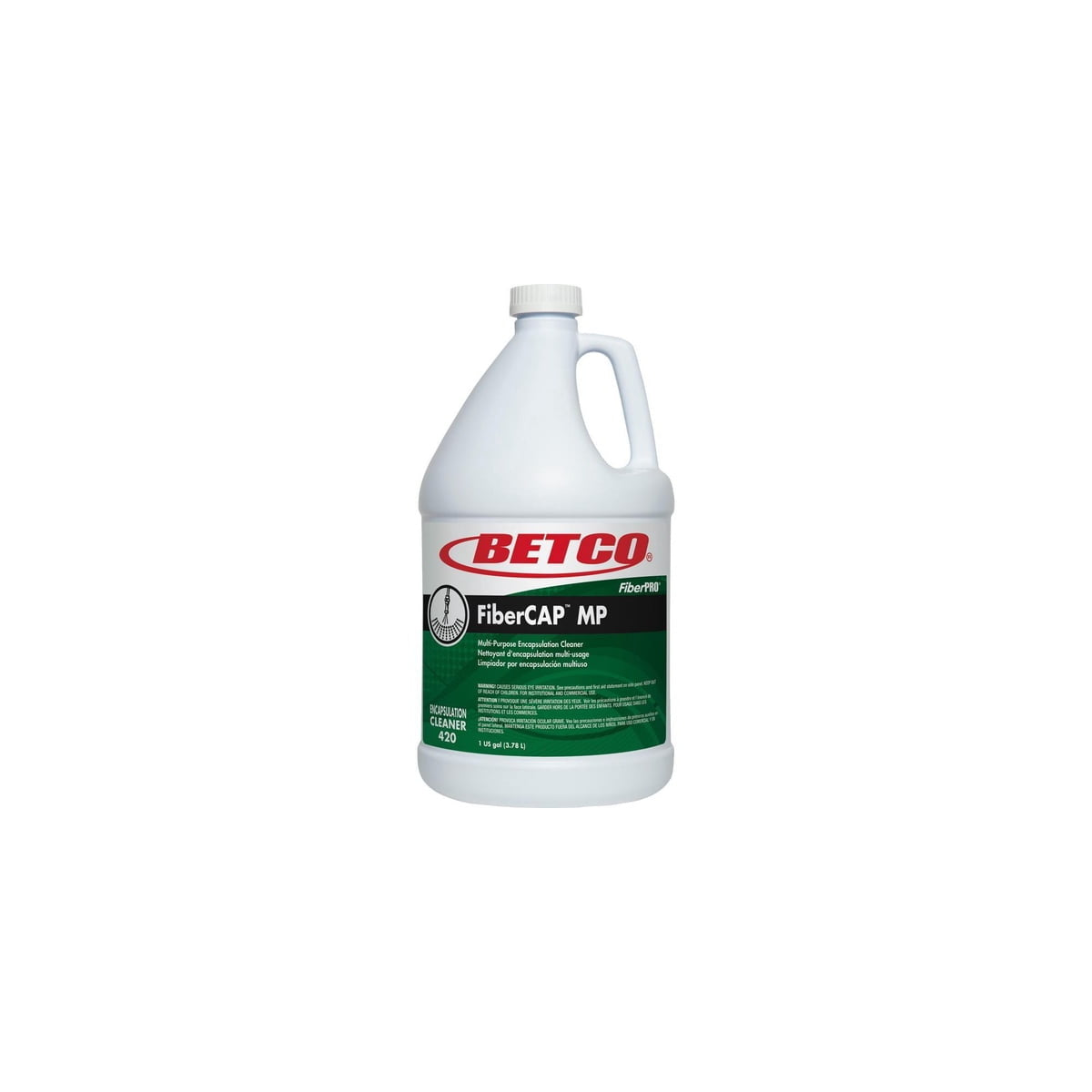 Betco FiberCAP MP Encapsulation Carpet Cleaner, 1 Gallon, 4/Case – 4200400