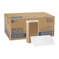 Pacific Blue Basic 24590 recycled multifold paper towels, 4000 per case