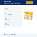 Glad 78902 – product specifications
