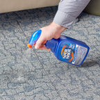 Spot Shot Professional 32 fl oz trigger bottle applied to carpet; one bottle shown, merchant bundle contains nine bottles