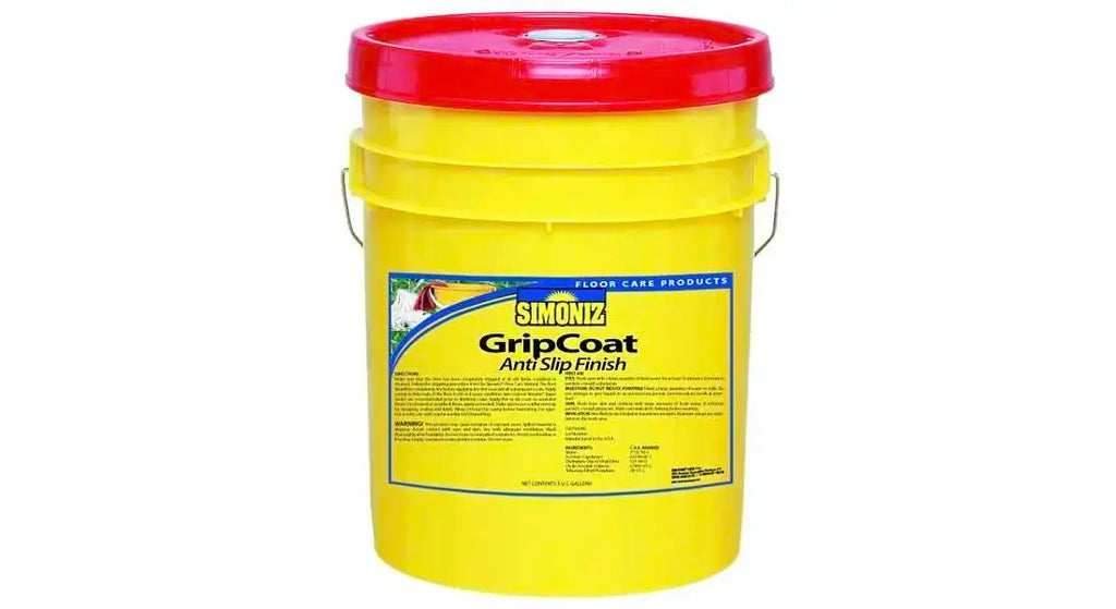 Simoniz Gripcoat G001005B, original five-gallon yellow pail with red lid; two pails are supplied