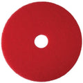 Renown 16-inch red buffing floor pad, MPN REN02044; listing supplies 22 pads