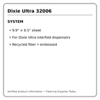 Dixie Ultra 32006 dispenser compatibility information
