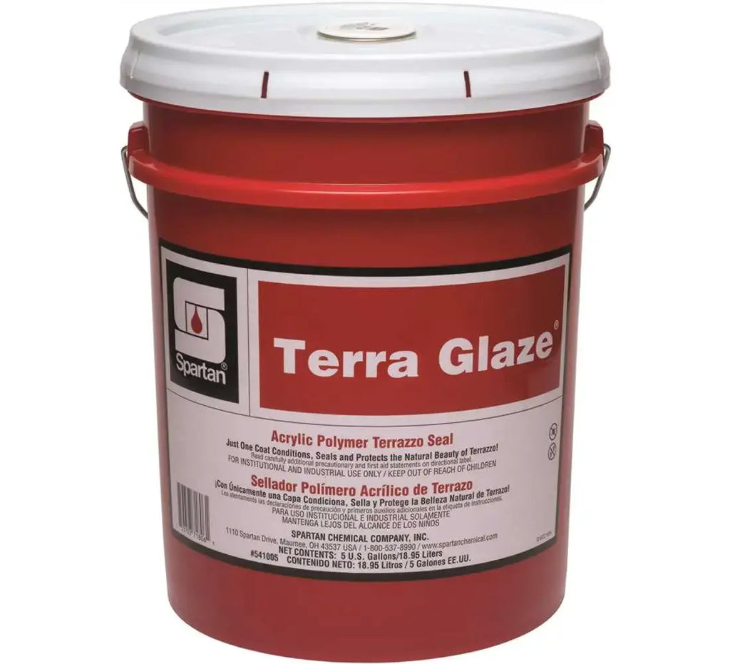 Spartan Terra Glaze floor sealer, manufacturer 541005, 5-gallon pail