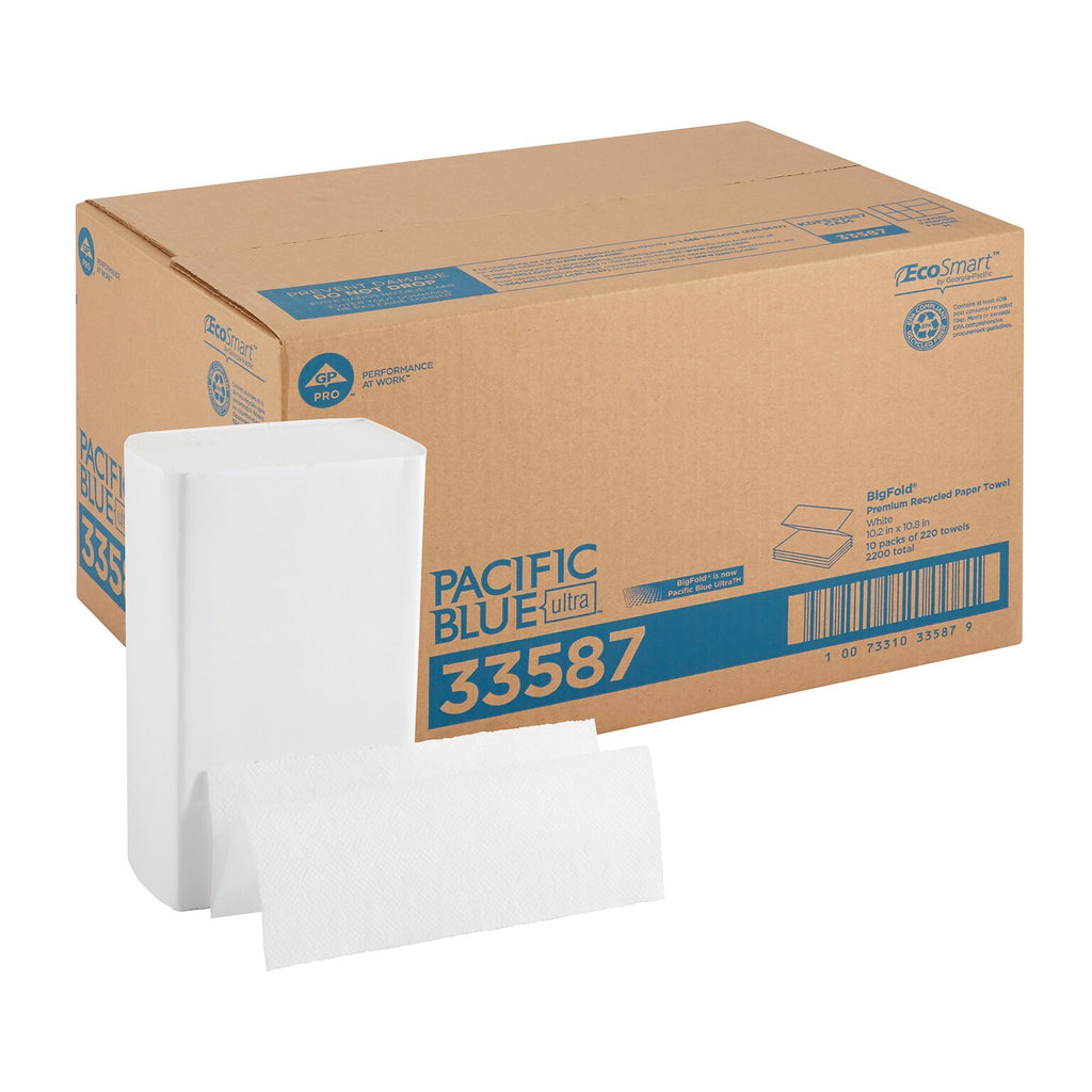 Pacific Blue Ultra 33587 BigFold case and folded towels