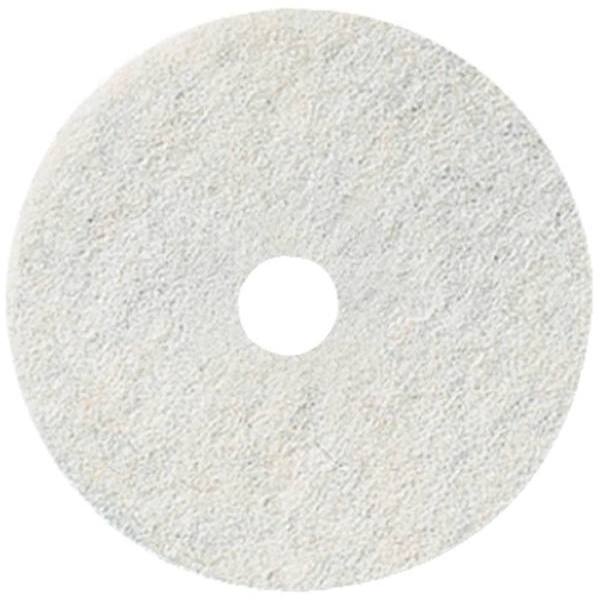 Renown 13-inch white polishing floor pad, MPN REN02061; listing supplies 30 pads