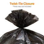 CW21759 bag closure detail — twist ties not included