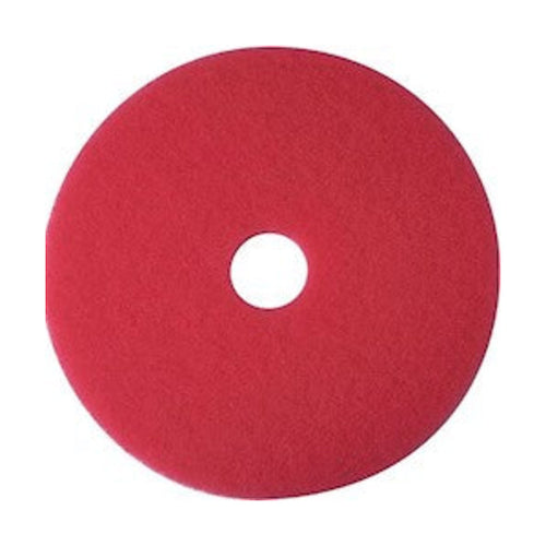 3M Red Buffer Pad 5100, 20", 5/Case — MMM510020