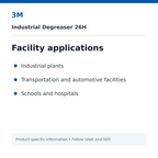 3M 26H facility applications