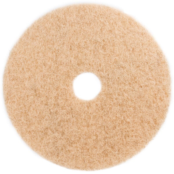 3M 3500 27-inch natural tan burnishing pad view 1