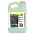 3M Clean and Shine 35A half-gallon bottle with readable product label; four bottles per case
