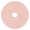 3M Eraser Burnish Pad 3600, 27 inch pink, 5/case