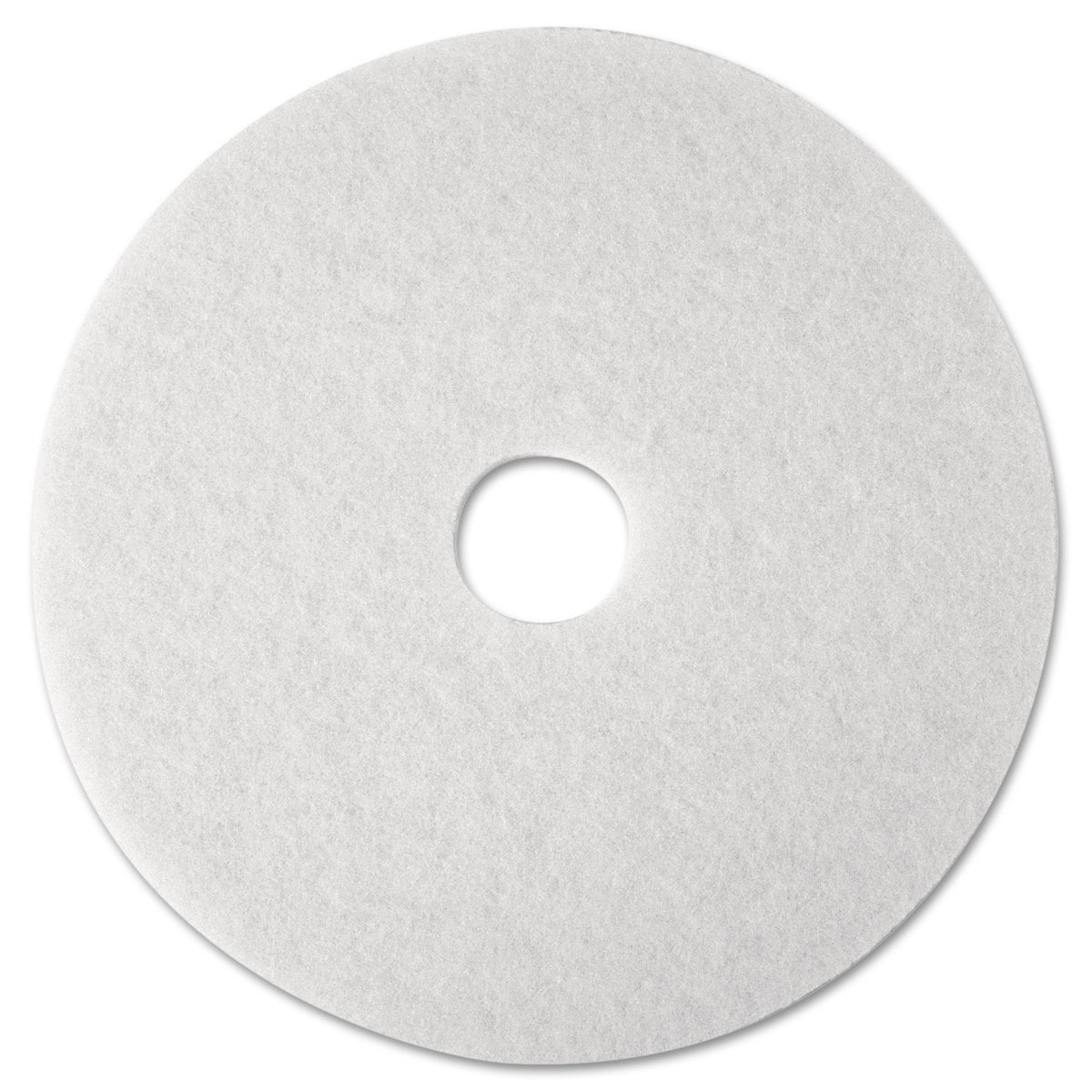 3M White Super Polish Pad 4100, 17-inch, 5 per case — 410017