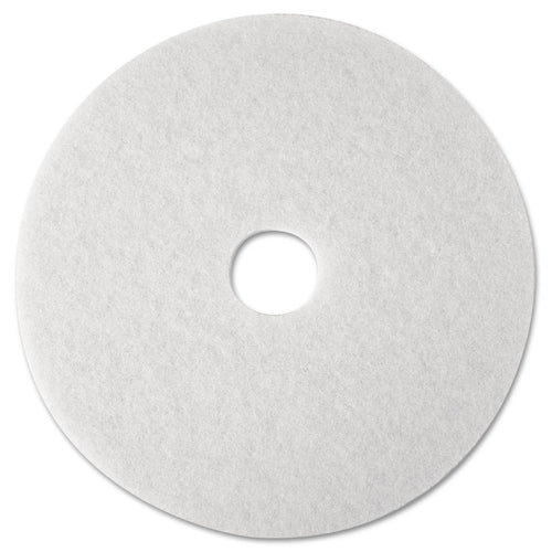 3M White Super Polish Pad 4100, 19-inch, 5 per case — 410019