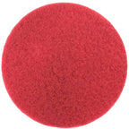 3M Red Buffer Pad 5100 — red nonwoven pad surface with center insert in place
