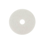 3M White Super Polish Pad 4100, white round polishing pad, 20 inch — MPN 410020