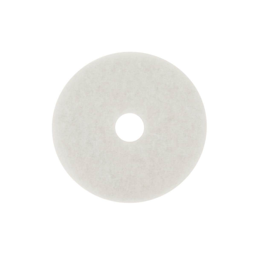 3M White Super Polish Pad 4100, white round polishing pad, 20 inch — MPN 410020