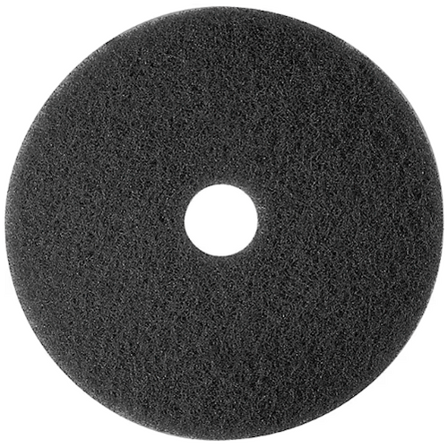 3M Black Stripper Pad 7200, 13 inch, 5/case – SKU 815324