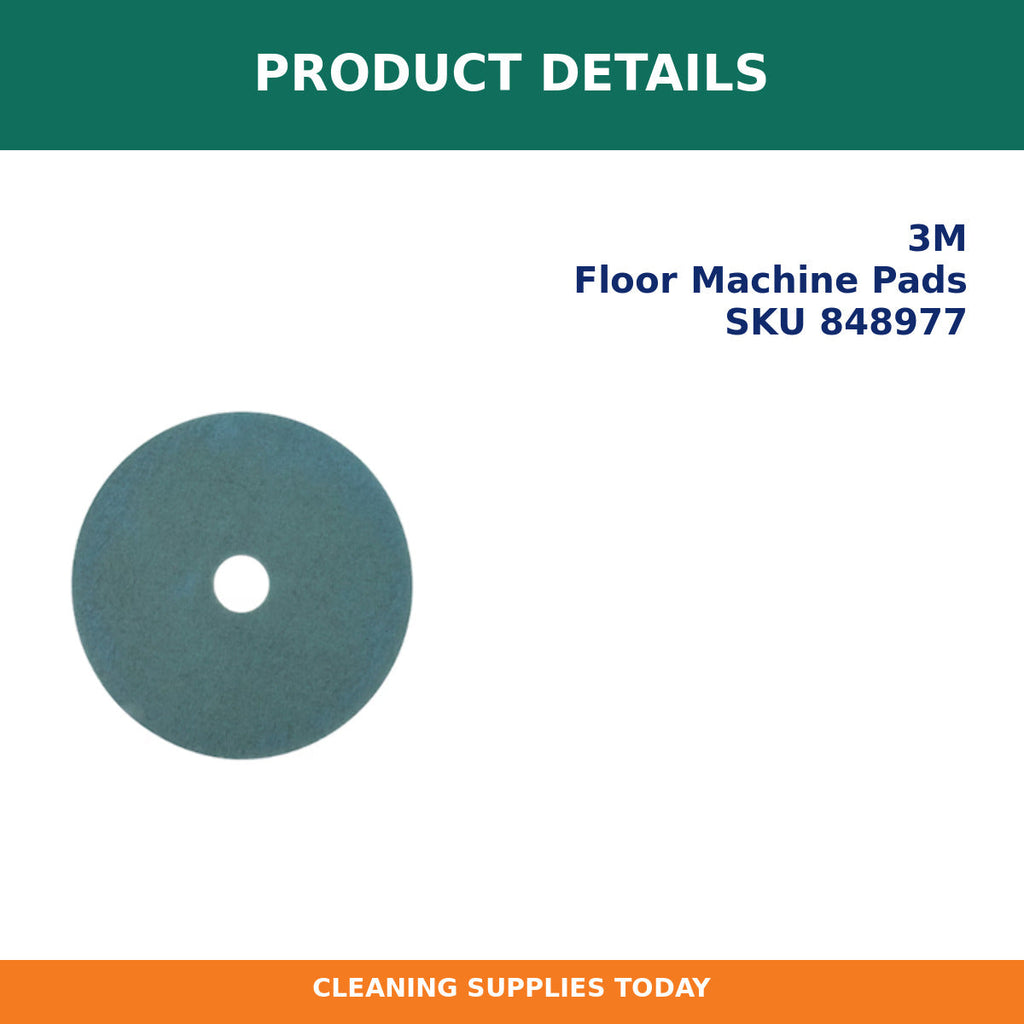 Product details for 3M Aqua Burnish Floor Pad 3100, 20", 5/Case — 310020