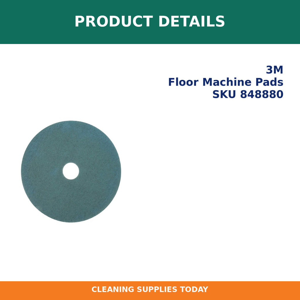 Product details for 3M Aqua Burnishing Floor Pads 3100, 27 in, 5/Case – MPN 310027