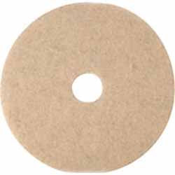 3M Natural Blend Tan Burnish Pad 3500, 20 inch, 5 per case