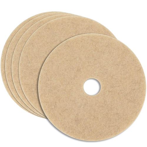 3M Natural Blend Tan Burnish Pad 3500, 20 inch, 5 pads per case — MPN 350020