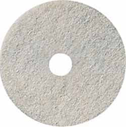 3M Natural Blend White Burnish Pad 3300, 27 inch, 5 per case