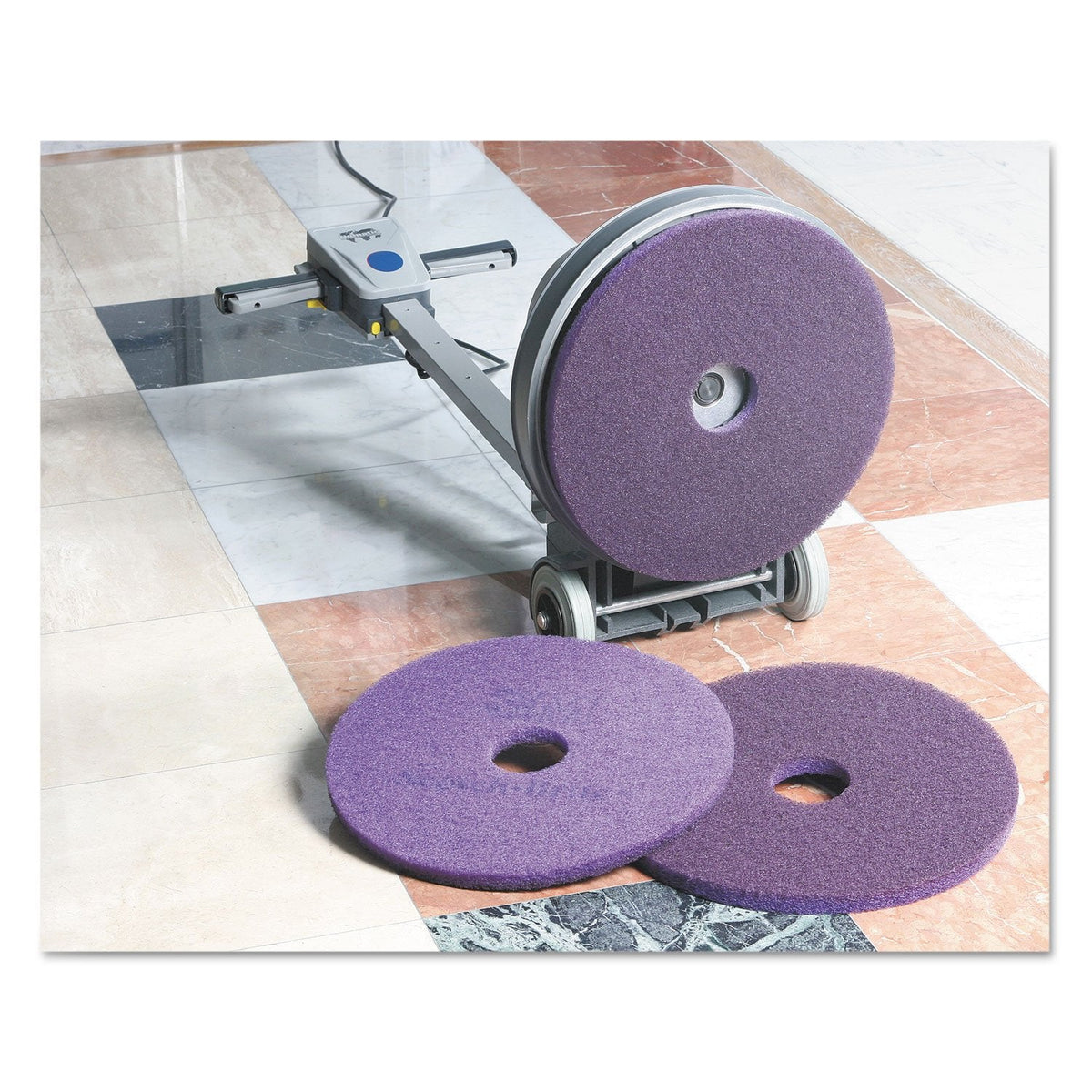 3M Purple Diamond Floor Pad, 20 inch, 5/case