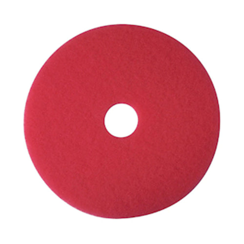 3M Red Buffing Floor Pad 5100, 16 inch, 5 per case