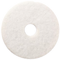 3M White Super Polish Pad 4100, 19 inch, 5 per case