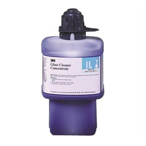 3M Twist ’n Fill 1L glass cleaner concentrate cartridge, 2 liters; six cartridges per case