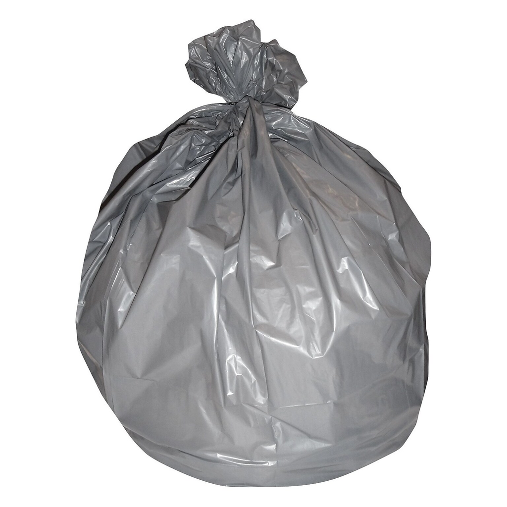 Heritage Grey Can Liners, 40–45 gal, 1.1 mil – 125 Bags/Case