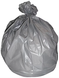 Heritage Grey Trash Bags – 40-45 Gallon, 1.1 Mil, Case of 125
