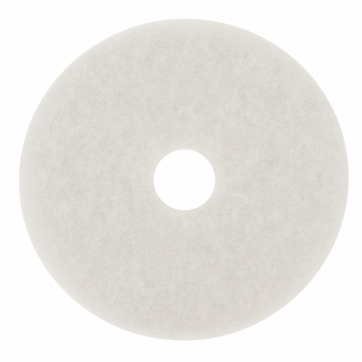 3M White Super Polish Pad 4100, 27", 5/Case – MPN 410027