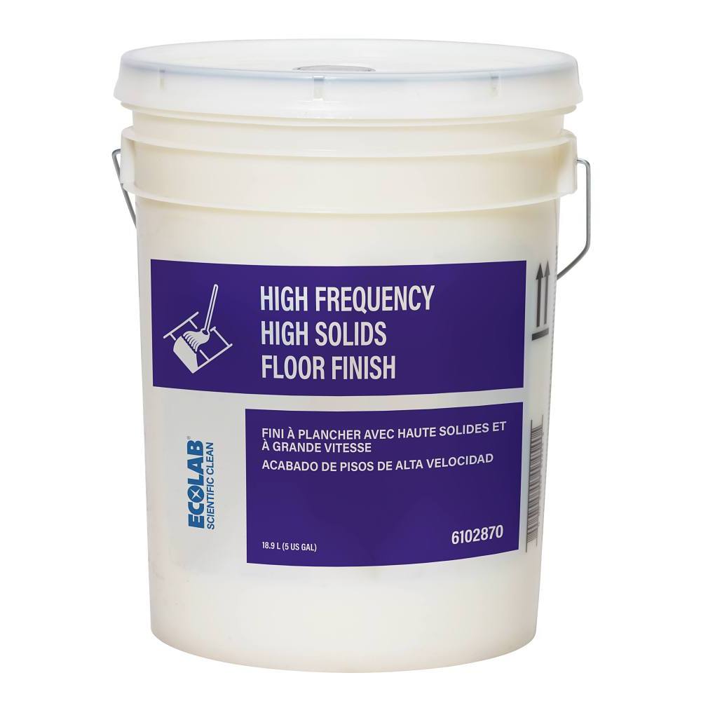 Ecolab Scientific Clean High Frequency Floor Finish, 25% Solids, 5 Gal — HD Supply product photo of the matching container